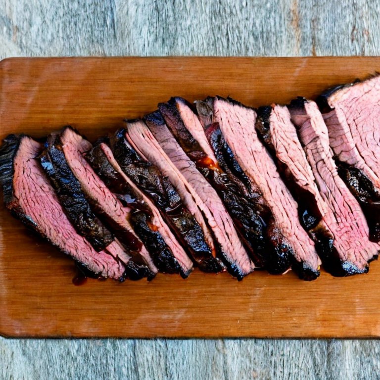 Brisket in a cut table