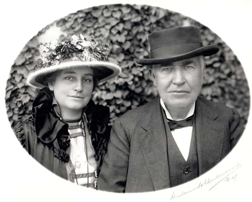 Thomas Edison and Mary Stillwell